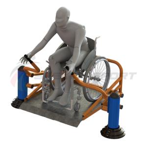 Купить Тренажер уличный для людей с ОВЗ Жим на платформе ТС 1001 в Хадыженске 