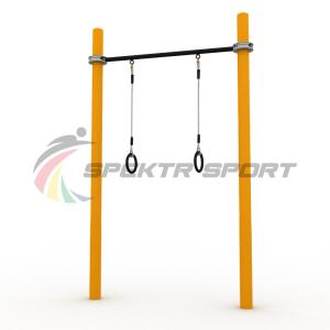 Купить Турник классический для занятий Воркаут с кольцами SP WRK-07 + Rings_76mm в Хадыженске 