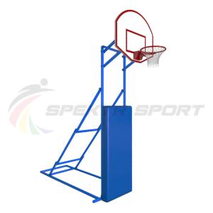Купить Стойка стритбольная складная с фанерным щитом, кольцом, сеткой и защитой Street в Хадыженске 