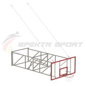 Купить Ферма 2,8 м. для баскетбольного щита 1800х1050 из оргстекла в Хадыженске 