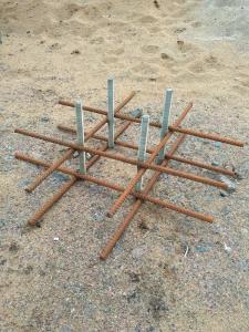 Купить Каркас для заливки бетонной смеси (ёжик) для монтажа уличных тренажеров в Хадыженске 