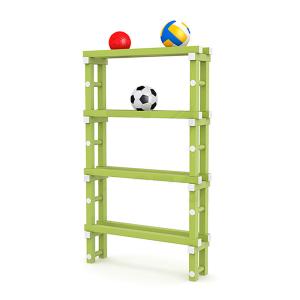 Купить Стеллаж для мячей (для бассейнов) жесткий ПВХ, 1010х260х1660 мм в Хадыженске 