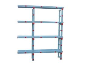 Купить Стеллаж с выступом для плавательного инвентаря, жесткий ПВХ, 1510х374х1810 мм в Хадыженске 