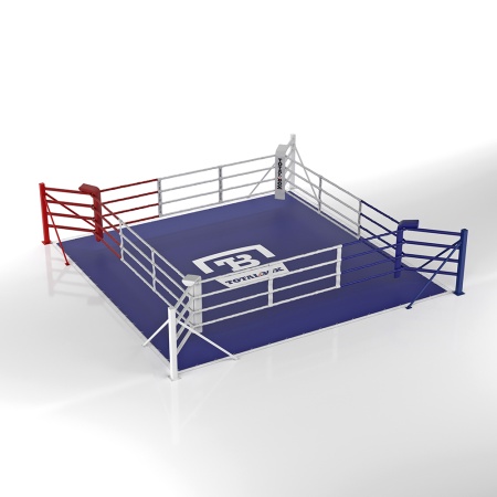 Купить Ринг боксерский напольный Totalbox на упорах 6х6м в Хадыженске 
