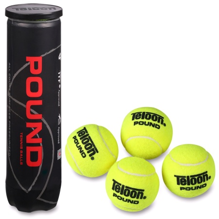 Купить Мяч для большого тенниса Teloon 828Т Р4  (4 шт) в Хадыженске 